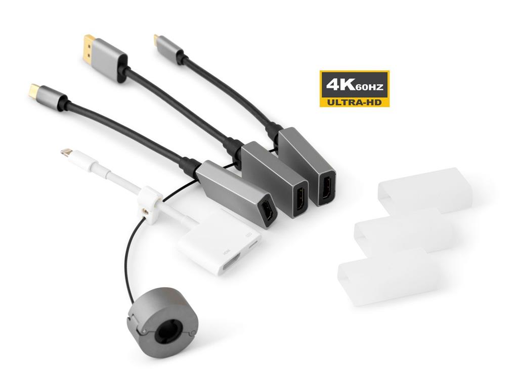 Pro adapter ring USB-C, DP, mini DP,
