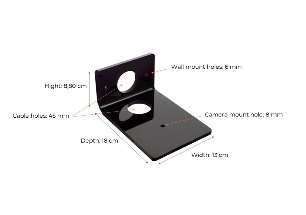  Polica za PTZ kamere 130x180mm, prozorn