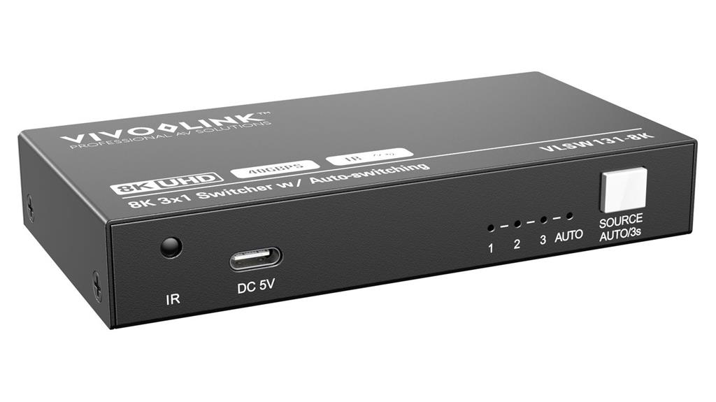  HDMI razdelilnik 3x1, 8K60Hz