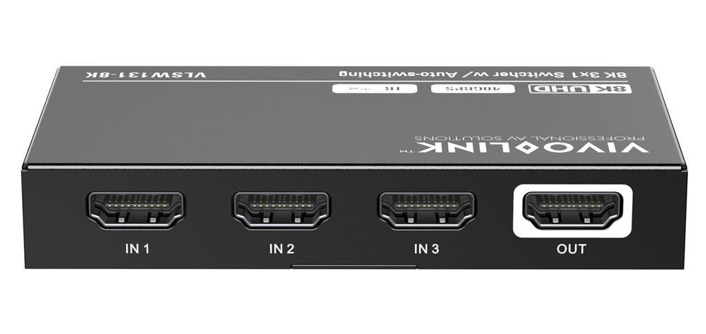 HDMI razdelilnik 3x1, 8K60Hz