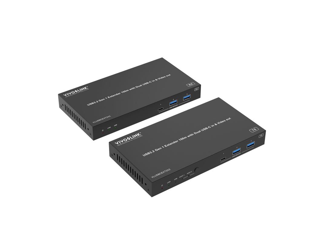  KVM podaljševalnik 2x USB-C vhod in HDMI