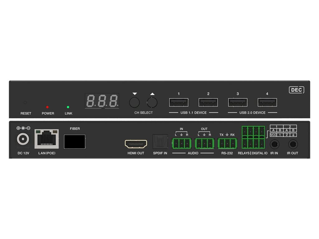  JPEG2000 4K60 HDR AV prek IP z KVM