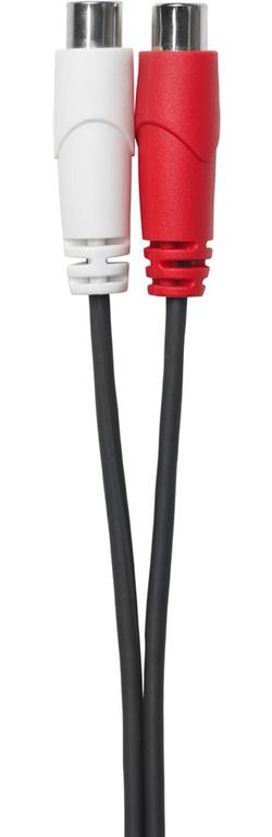  3,5 mm kabel na 2xRCA M/F 0,2 m