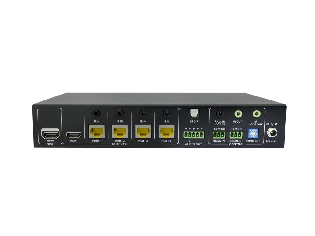  HDBT 2.0 razdelilnik 1x4 z loop izhodom