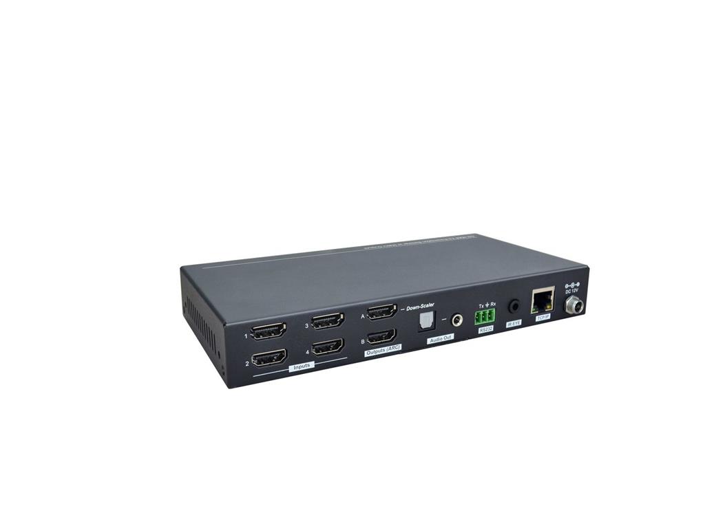  Matrično stikalo HDMI 2.0 4x2, HDCP 2.2