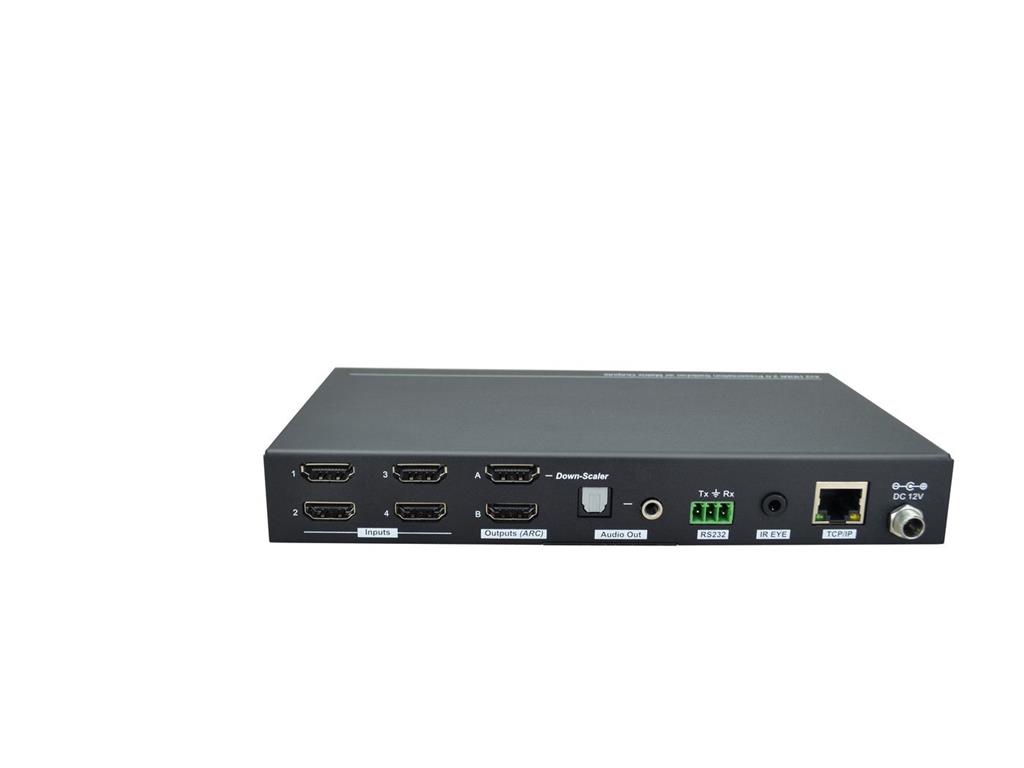  Matrično stikalo HDMI 2.0 4x2, HDCP 2.2