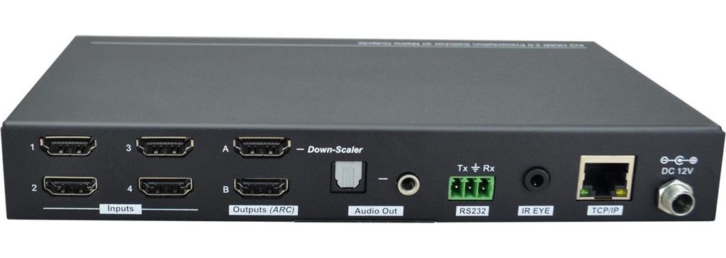  Matrično stikalo HDMI 2.0 4x2, HDCP 2.2