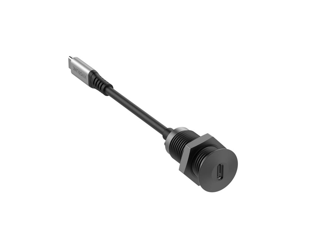  USB-C vtičnica za mizo, črna