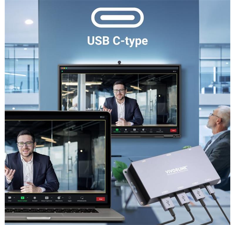  Konferenčni USB-C HUB razdelilnik 2