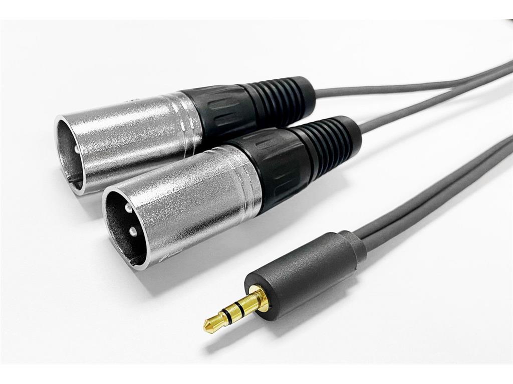  Kabel 3,5mm - 2x XLR moški, 15 m