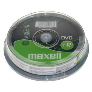Maxell DVD+R 4,7GB 16X 10 na osi