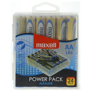 Maxell Baterija AA (LR6), 24 kos, alkalne