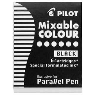 Pilot Vložki za Parallel Pen, črni, 6 kos