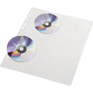 Klipko Vložne mape za 3 CD/DVD, 10 kos